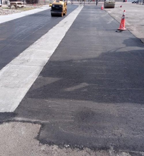 Asphalt road Way repair