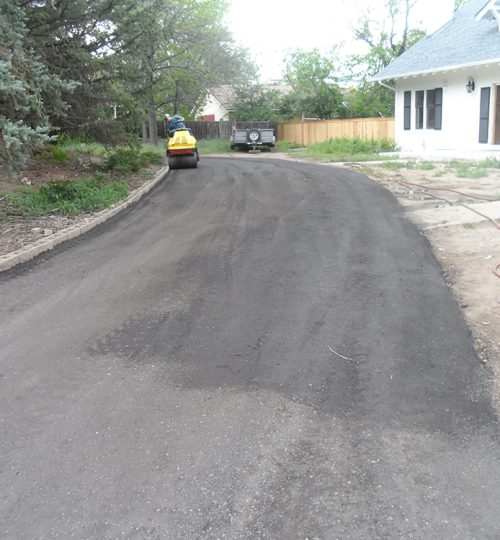 asphalt recycled compacted